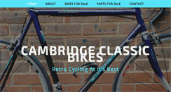 Desktop Screenshot of cambridgeclassicbikes.co.uk