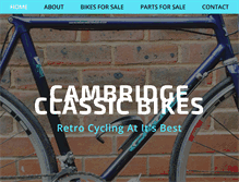 Tablet Screenshot of cambridgeclassicbikes.co.uk